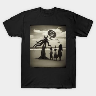 We Come In The Spirit Of Peace & Cooperation: Alien Invasion T-Shirt